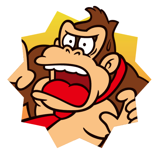 File:Sticker Donkey Kong (sad) - Mario Party Superstars.png