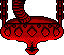Sprite of a Magma Saucer, from Virtual Boy Wario Land