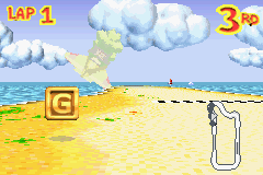 Screenshot of a letter in Diddy Kong Pilot's 2003 build