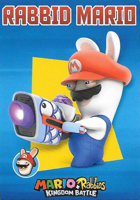 File:MRKB Rabbid Mario Card Front.png - Super Mario Wiki, the Mario ...