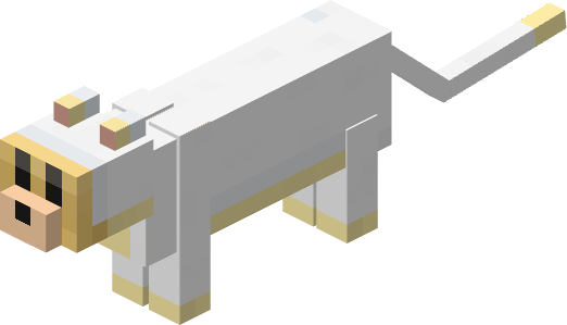 File:Minecraft Mario Mash Up White Cat Render png Super Mario Wiki