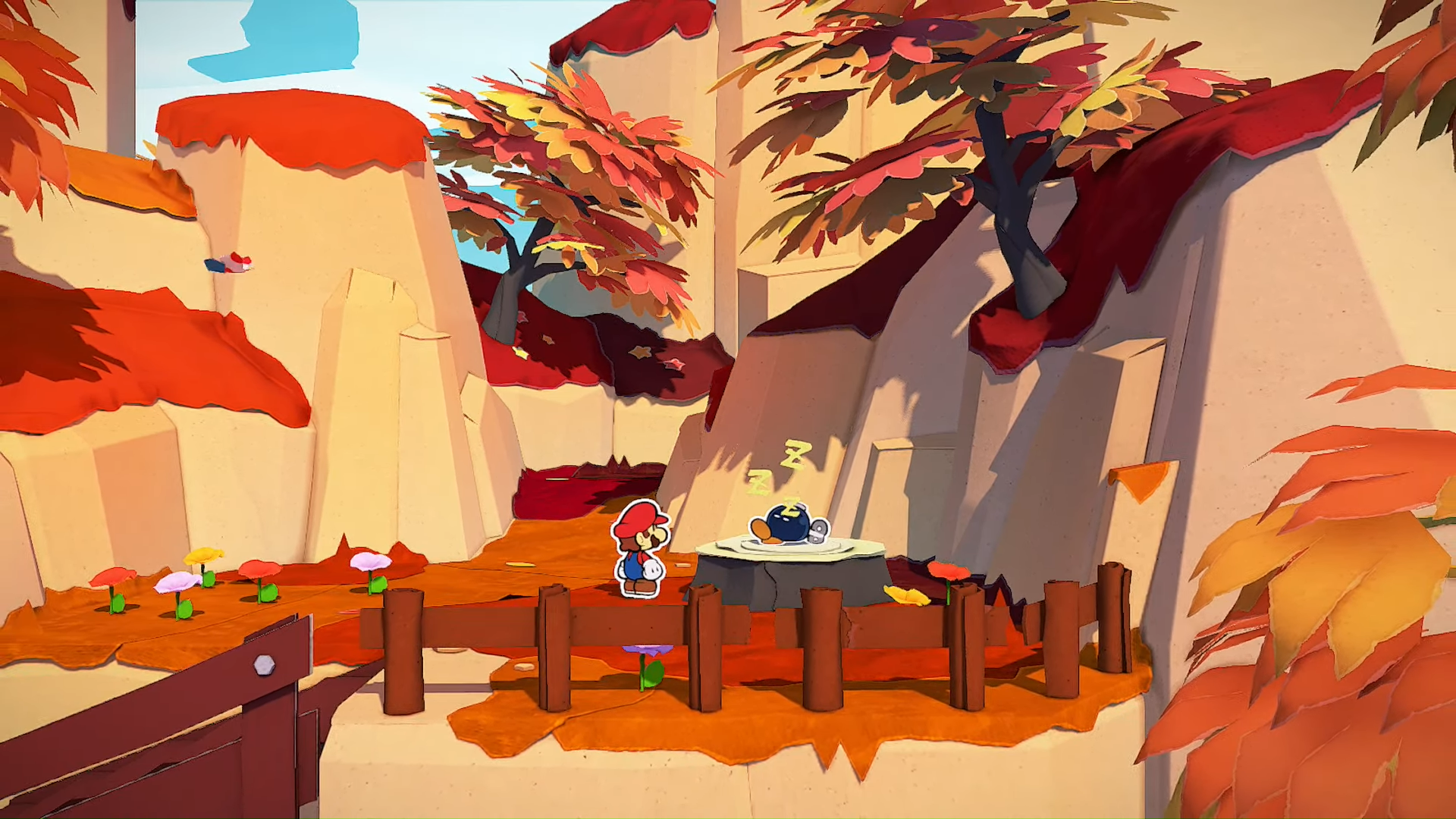 Bob-omb napping in Chestnut Valley
