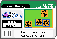 The shelf cover for one of the Job Center microgames in WarioWare: D.I.Y.