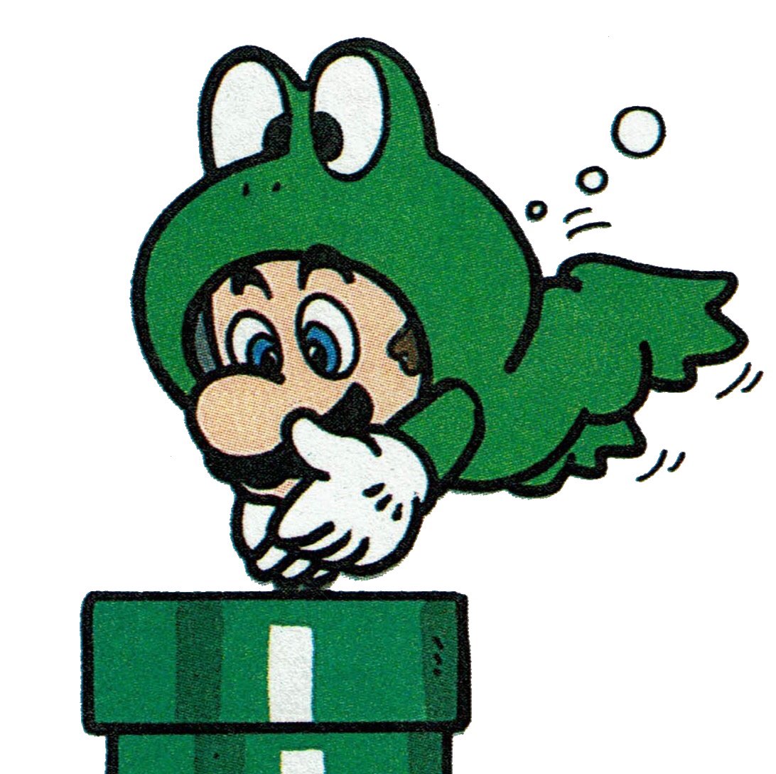 File:Frog Mario into Pipe SMB3 artwork.jpg - Super Mario Wiki, the ...