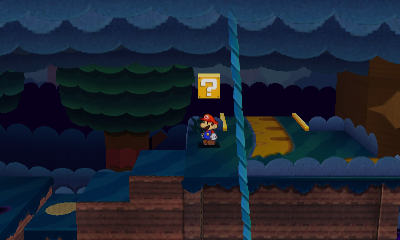 Last ? Block in Gauntlet Pond of Paper Mario: Sticker Star.