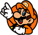 Icon of an orange-colored Mario