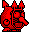 Sprite of a Flame Mask-Guy, from Virtual Boy Wario Land