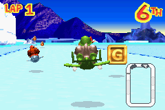 Screenshot of a letter in Diddy Kong Pilot's 2003 build