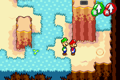 Bean spot in Hoohoo Mountain, in Mario & Luigi: Superstar Saga.