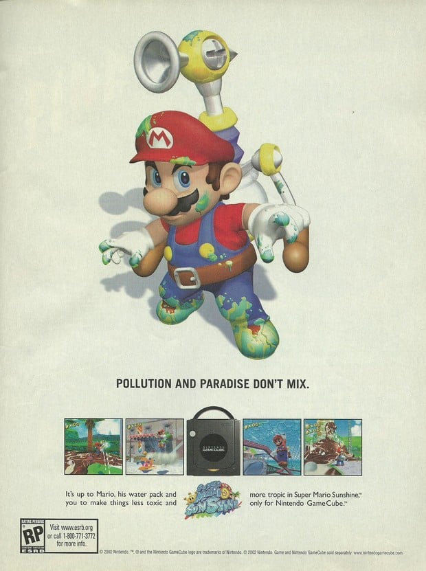 File:SMS print ad NA.jpg - Super Mario Wiki, the Mario encyclopedia