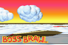 Screenshot of a boss opening from Diddy Kong Pilot's 2003 build