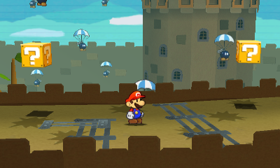 Ninth and tenth ? Blocks in Goomba Fortress of Paper Mario: Sticker Star.
