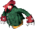 Sprite of a Kloak in Donkey Kong Country 2: Diddy's Kong Quest.