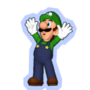 Luigi in the Miracle Book from Mario Party 6.
