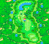 Hole 5 of the Star Marion Course from Mario Golf: Advance Tour