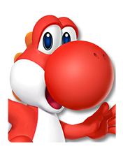 File:MKAGPDX Red Yoshi Icon.png