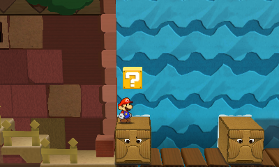 Eighth ? Block in Chomp Ruins of Paper Mario: Sticker Star.