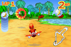 Screenshot of a coin in Diddy Kong Pilot's 2003 build