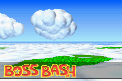 Screenshot of a boss opening from Diddy Kong Pilot's 2003 build