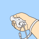 File:SMG Asset Sprite Wii Remote (Turn Left).gif