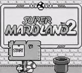 The beta title screen for Super Mario Land 2: 6 Golden Coins