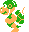 Winged Sledge Bro in Super Mario Maker (Super Mario Bros style)