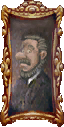 Portrait of a man resembling Vincent Van Gore in Luigi's Mansion