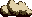 Sprite of a cloud from Donkey Kong Land on the Super Game Boy, as it appears in Simian Swing bonus 1 and Riggin' Rumble