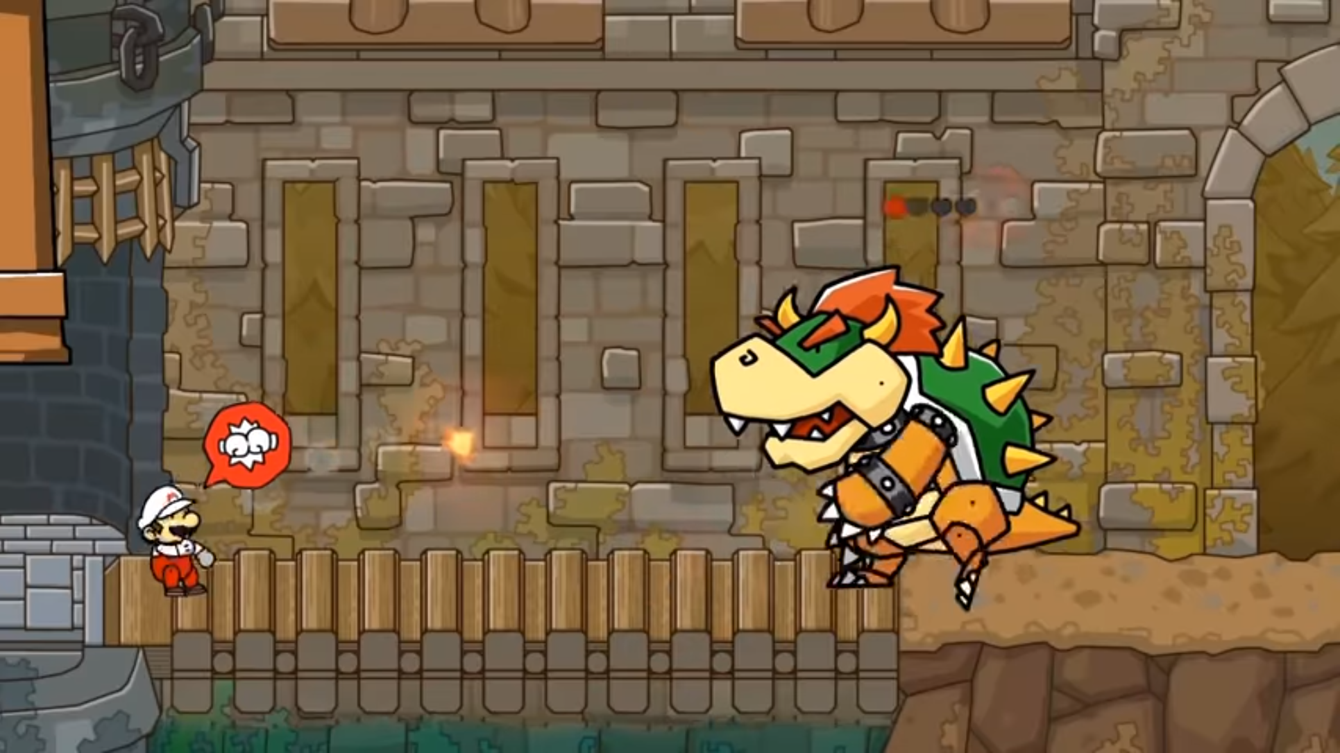 File:Fire Mario and Bowser - Scribblenauts Unlimited.png - Super Mario ...