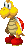 Sprite of a red Koopa Troopa from Mario & Luigi: Bowser's Inside Story + Bowser Jr.'s Journey.