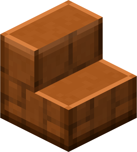 File:Minecraft Mario Mash-Up Red Sandstone Stairs Render.png