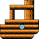 Ground (block) in Super Mario Maker - Super Mario Bros. 3 game style, Airship theme.