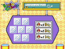 Scratch and Match in Yoshi's Island DS.
