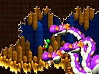 An early version of Bone Dragon from Yoshi's Story
