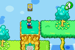 First Block in Beanbean Outskirts of Mario & Luigi: Superstar Saga.