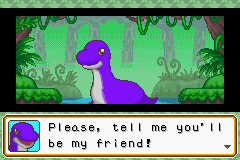 Dino of Mystery! in Mario Party Advance