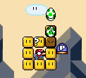 The duplicating block glitch from Super Mario World.