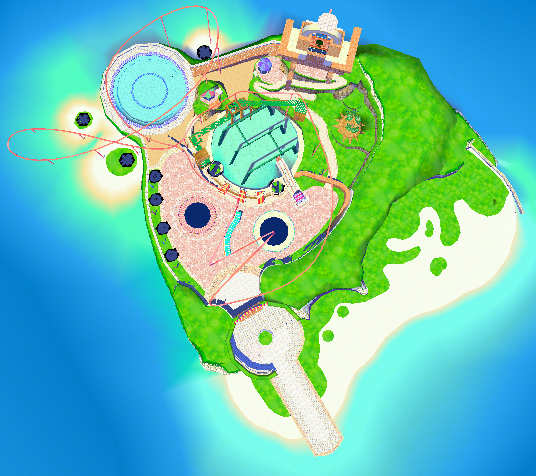 File:Super Mario Sunshine Pinna Park Map Model.png