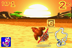Screenshot of a letter in Diddy Kong Pilot's 2003 build