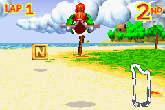 Screenshot of a letter in Diddy Kong Pilot's 2003 build