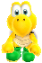 A Koopa Troopa Sprite from Super Mario 3D Land.