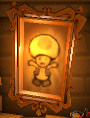 Toad's Painting during the Haunted Towers mission Graveyard Shift