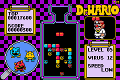 The microgame Dr. Wario from WarioWare, Inc.: Mega Microgame$!