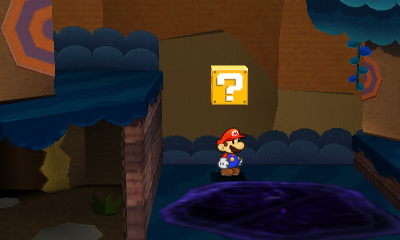 Third ? Block in Holey Thicket of Paper Mario: Sticker Star.
