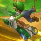 Luigi performing a Trick
