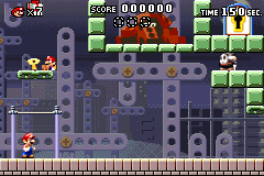 Level 6-2+ in Mario vs. Donkey Kong