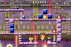 A Tricky Candle, the ninth preloaded level in the unreleased North American e-Reader mode of Mario vs. Donkey Kong.