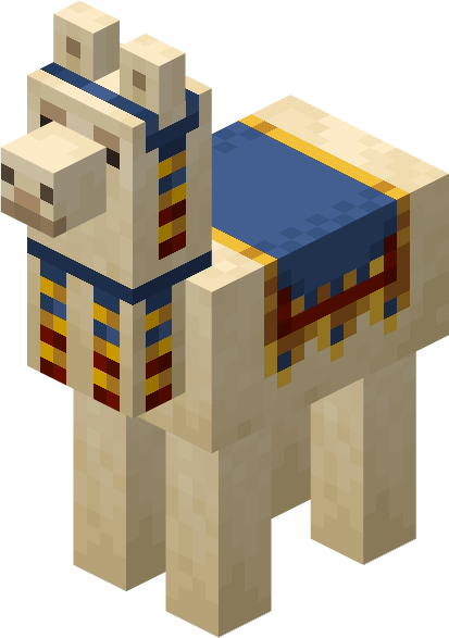 File:Minecraft Llama Creamy Trader.png