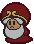 Battle idle animation of The Master from Paper Mario
