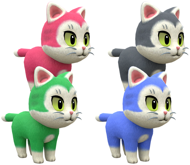 File:SM3DWBF Kitten Models.png - Super Mario Wiki, the Mario encyclopedia